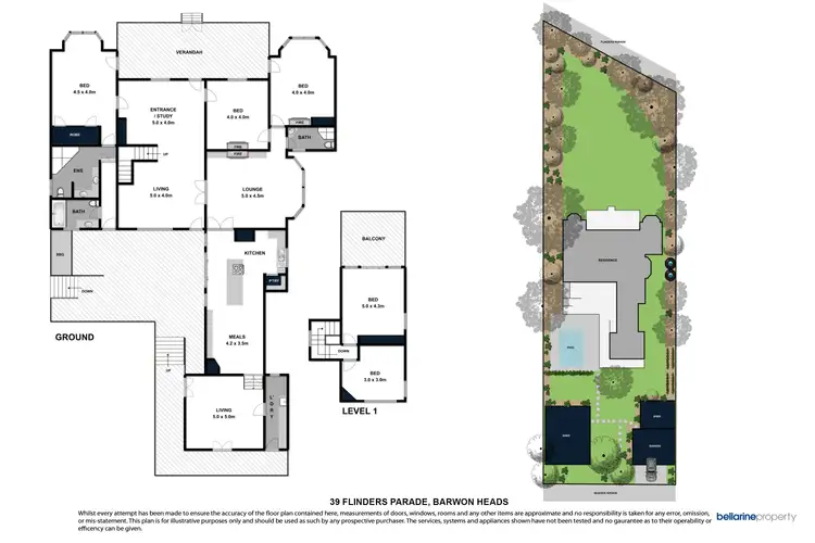 Floorplan of Homely house listing, 39 Flinders Parade, Barwon Heads VIC 3227