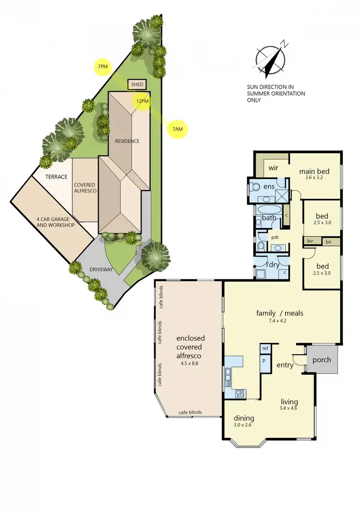 Floorplan of Homely house listing, 5 Lexton Court, Seaford VIC 3198