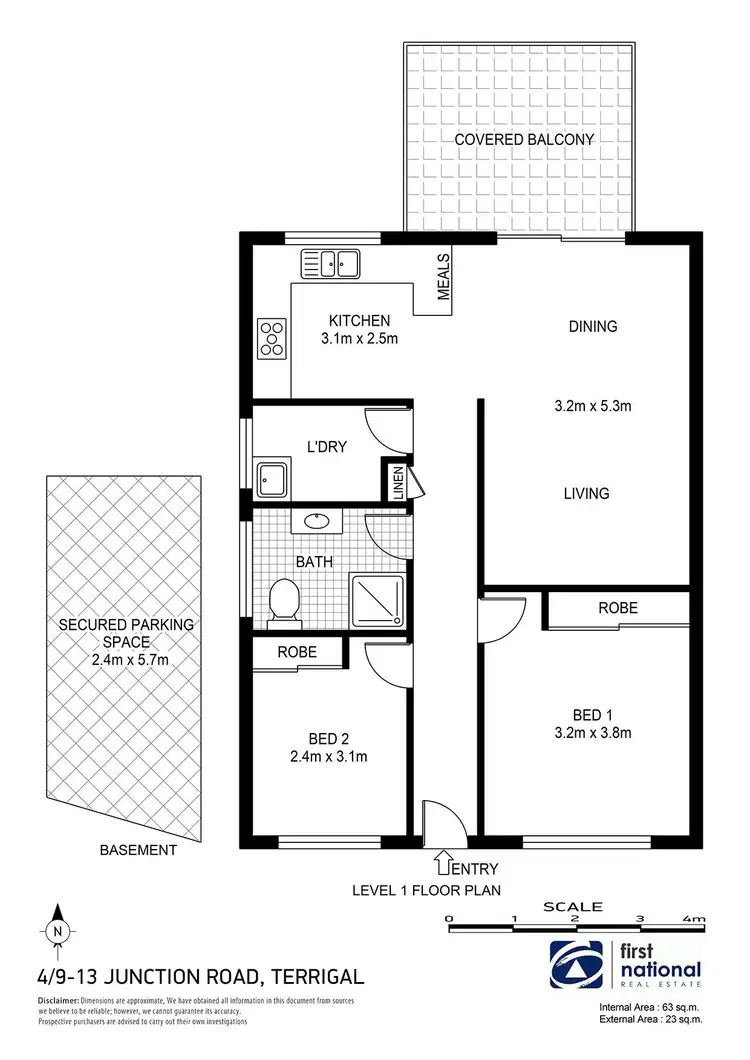 Floorplan of Homely apartment listing, 4/9-13 Junction Road, Terrigal NSW 2260