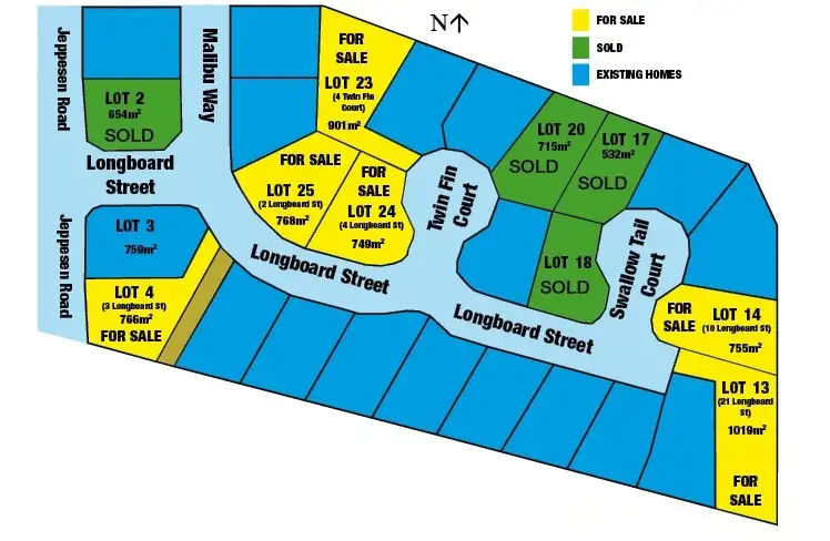 Floorplan of Homely land listing, LOT 25/2 Longboard Street, Toogoom QLD 4655