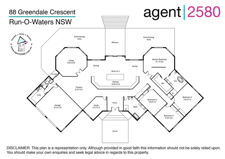 Floorplan of Homely house listing, 88 Greendale Crescent, Run O Waters, Goulburn NSW 2580