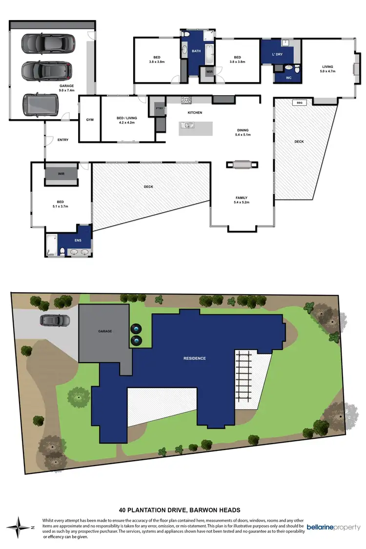 Floorplan of Homely house listing, 40 Plantation Drive, Barwon Heads VIC 3227