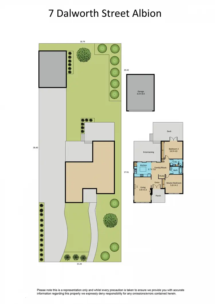 Floorplan of Homely house listing, 7 Dalworth Street, Albion VIC 3020