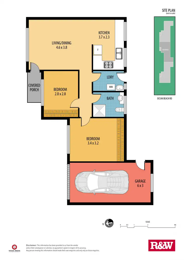 Floorplan of Homely villa listing, 2/30 Ocean Beach Road, Woy Woy NSW 2256