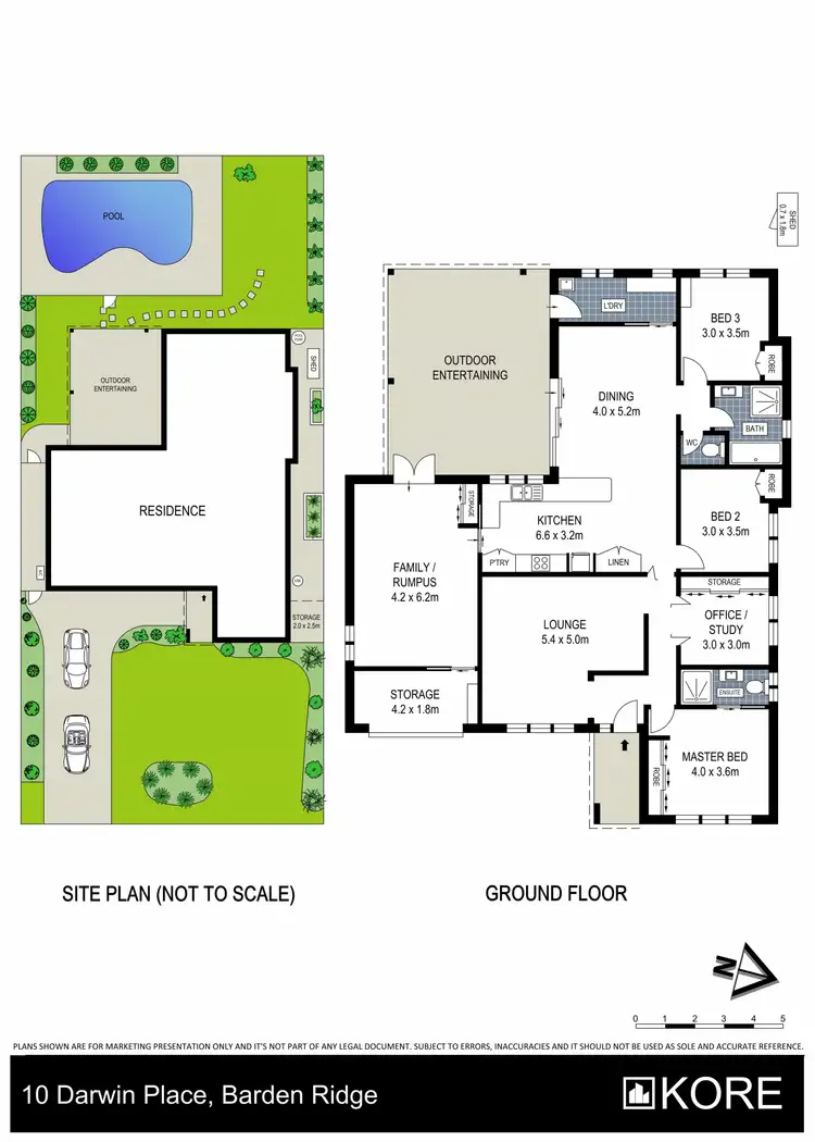 Floorplan of Homely house listing, 10 Darwin Place, Barden Ridge NSW 2234