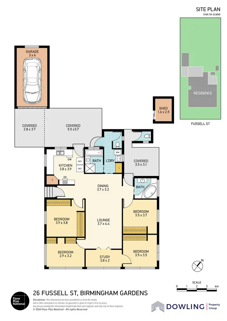 Floorplan of Homely house listing, 26 Fussell Street, Birmingham Gardens NSW 2287