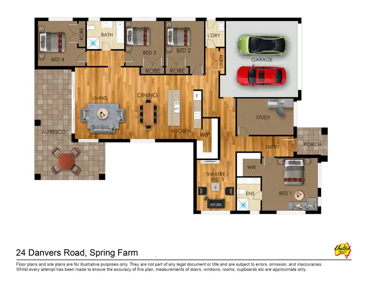 Floorplan of Homely house listing, 24 Danvers Road, Spring Farm NSW 2570