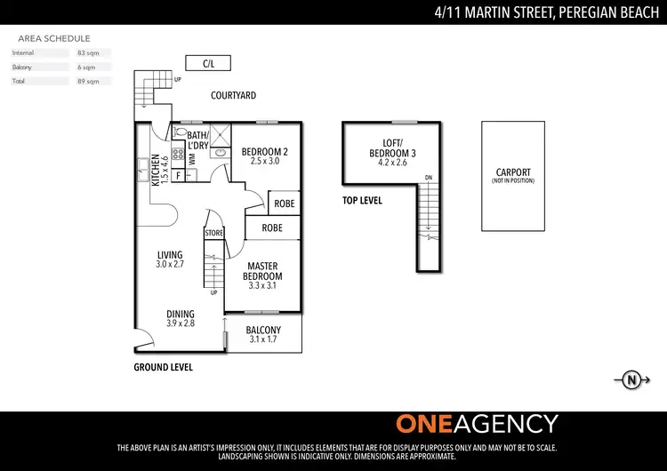 Floorplan of Homely unit listing, 4/11 Martin Street, Peregian Beach QLD 4573
