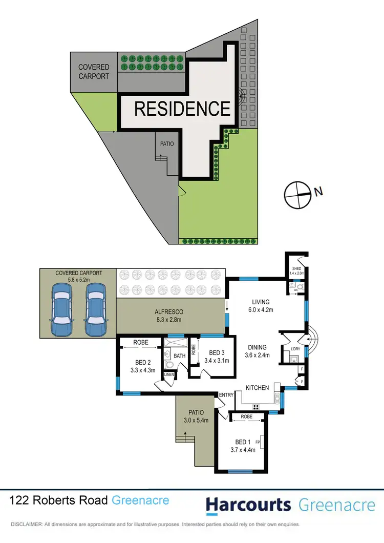 Floorplan of Homely house listing, 122 Roberts Road, Greenacre NSW 2190