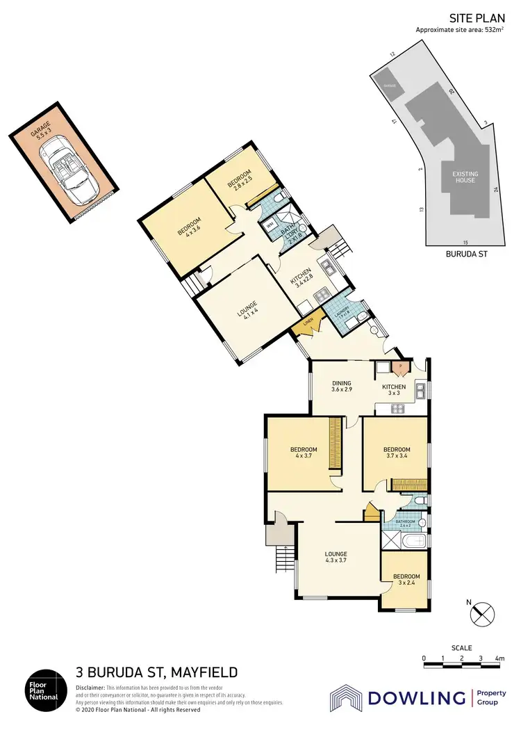 Floorplan of Homely house listing, 3 Buruda Street, Mayfield West NSW 2304