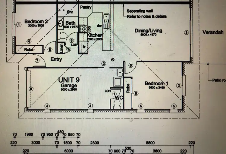 Floorplan of Homely unit listing, 9/28 Curtis Street, Bundaberg South QLD 4670