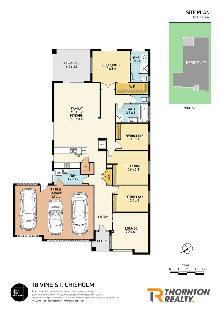 Floorplan of Homely house listing, 18 Vine Street, Chisholm NSW 2322