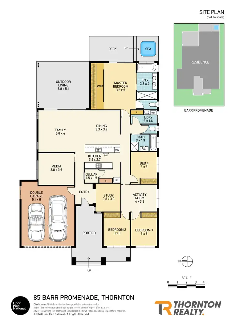 Floorplan of Homely house listing, 85 Barr Promenade, Thornton NSW 2322