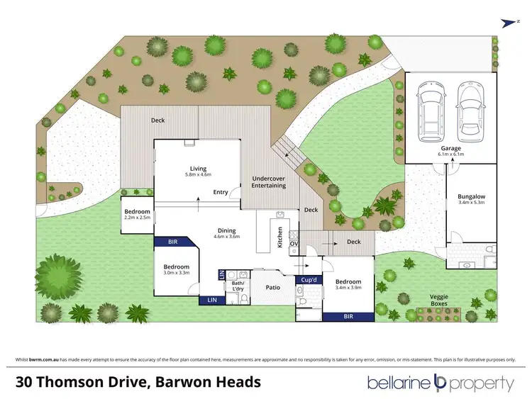 Floorplan of Homely house listing, 30 Thomson Drive, Barwon Heads VIC 3227