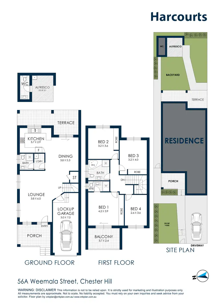Floorplan of Homely house listing, 56a Weemala Street, Chester Hill NSW 2162