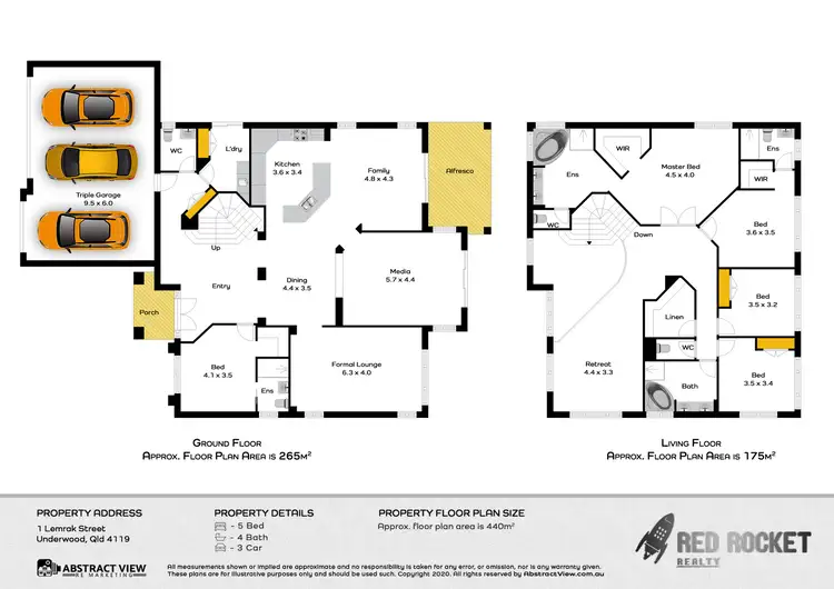 Floorplan of Homely house listing, 1 Lemrak Street, Underwood QLD 4119