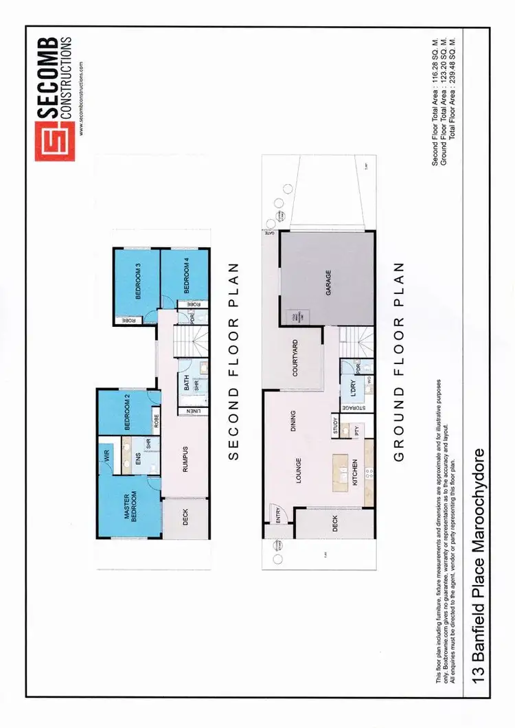 Floorplan of Homely house listing, 13 Banfield Place, Maroochydore QLD 4558