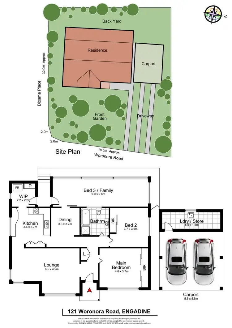 Floorplan of Homely house listing, 121 Woronora Road, Engadine NSW 2233