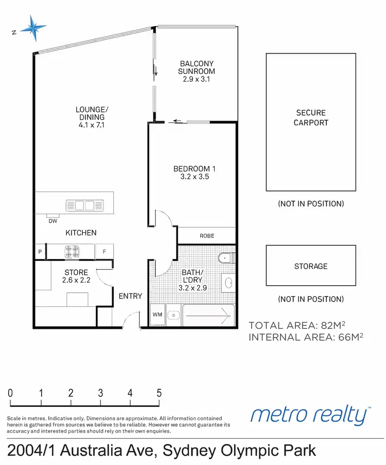 Floorplan of Homely apartment listing, 2004/1 Australia Ave, Sydney Olympic Park NSW 2127