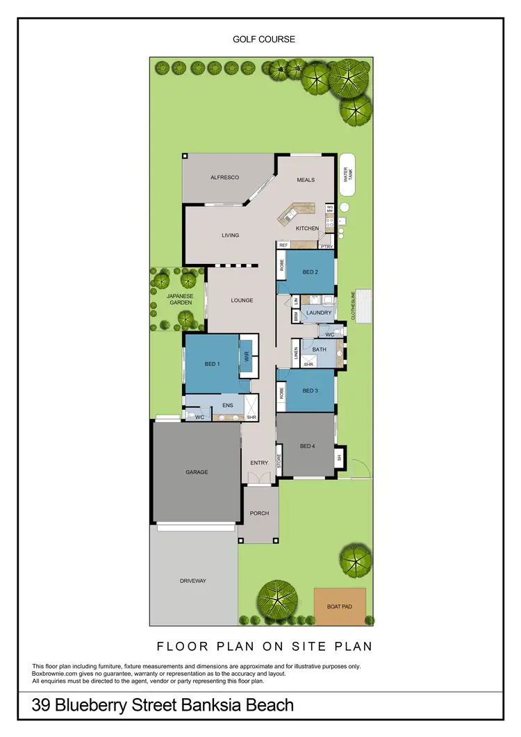 Floorplan of Homely house listing, 39 Blueberry Street, Banksia Beach QLD 4507