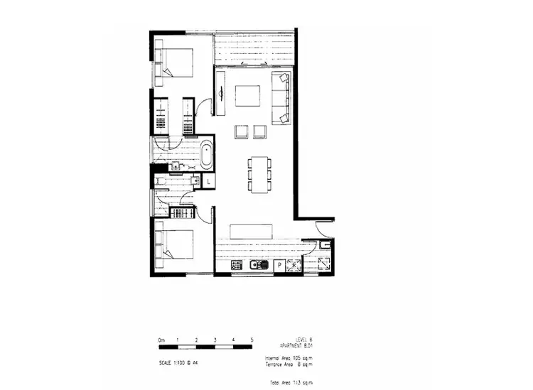 Floorplan of Homely apartment listing, 801/1 Encounter Way, Docklands VIC 3008