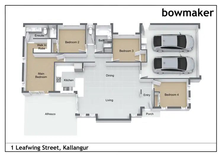Floorplan of Homely house listing, 1 Leafwing Street, Kallangur QLD 4503
