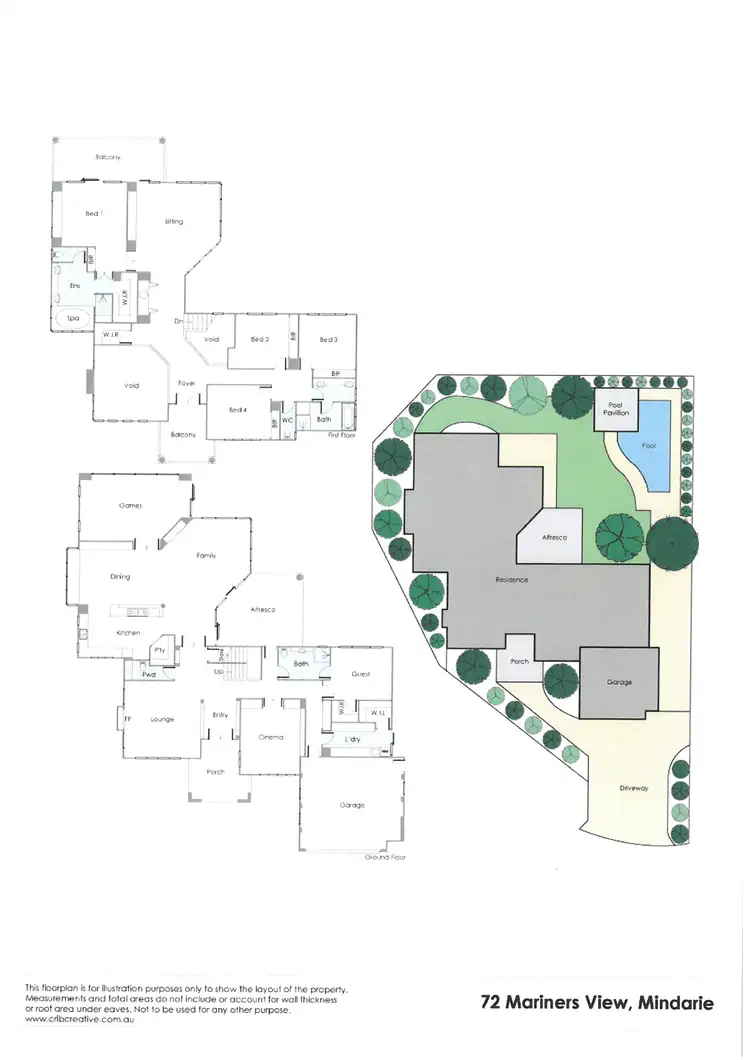 Floorplan of Homely house listing, 72 Mariners View, Mindarie WA 6030