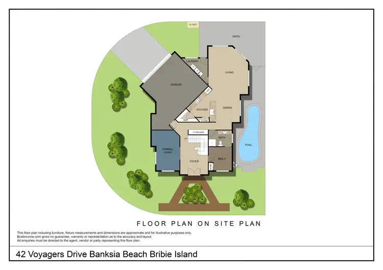 Floorplan of Homely house listing, 42 Voyagers Drive, Banksia Beach QLD 4507
