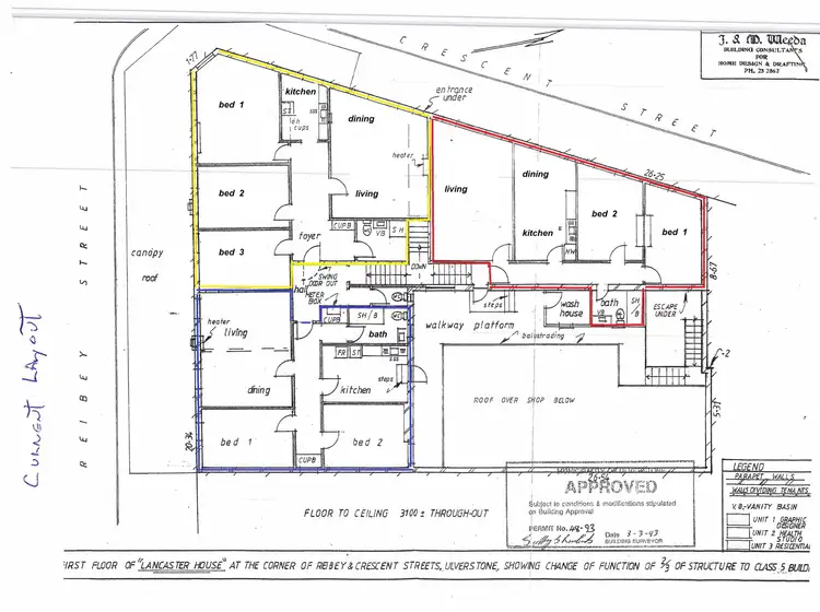 Floorplan of Homely block of units listing, 1-3 Reibey Street, Ulverstone TAS 7315