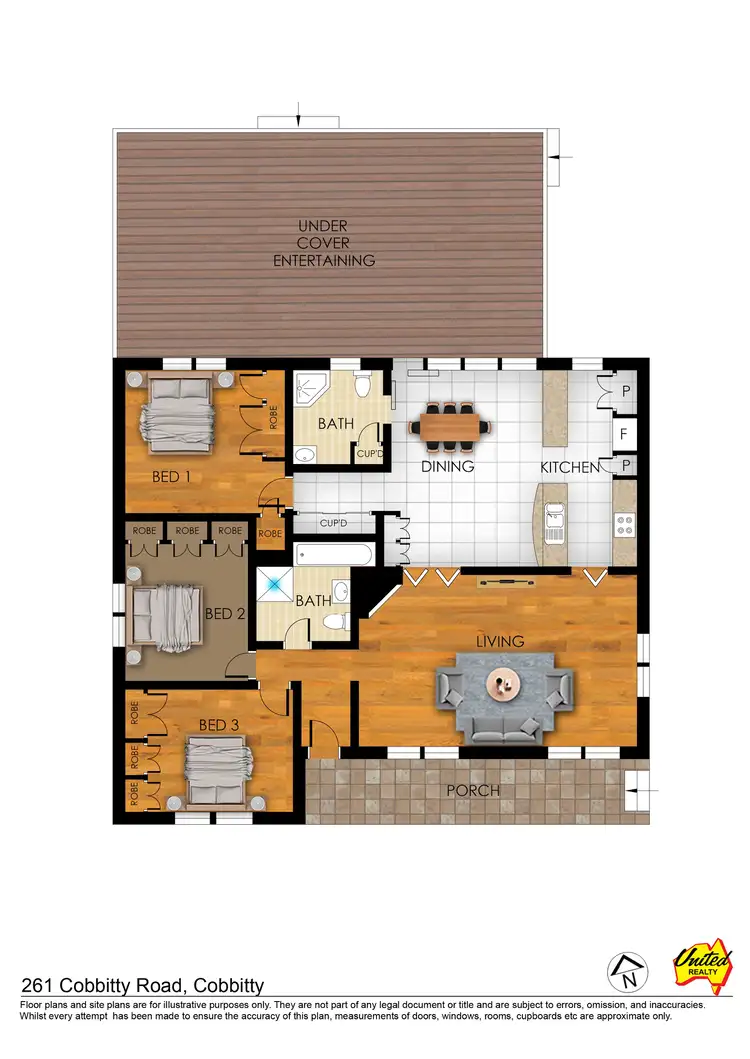 Floorplan of Homely house listing, 261 Cobbitty Road, Cobbitty NSW 2570