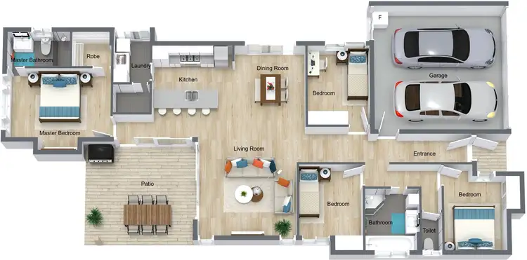 Floorplan of Homely house listing, 28 Barratta Circle, Trinity Park QLD 4879
