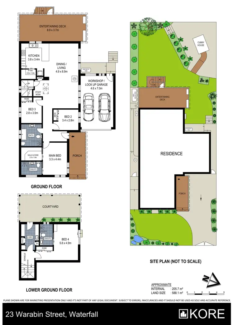 Floorplan of Homely house listing, 23 Warabin Street, Waterfall NSW 2233