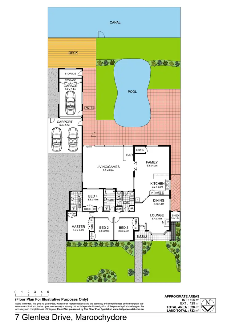 Floorplan of Homely house listing, 7 Glenlea Drive, Maroochydore QLD 4558