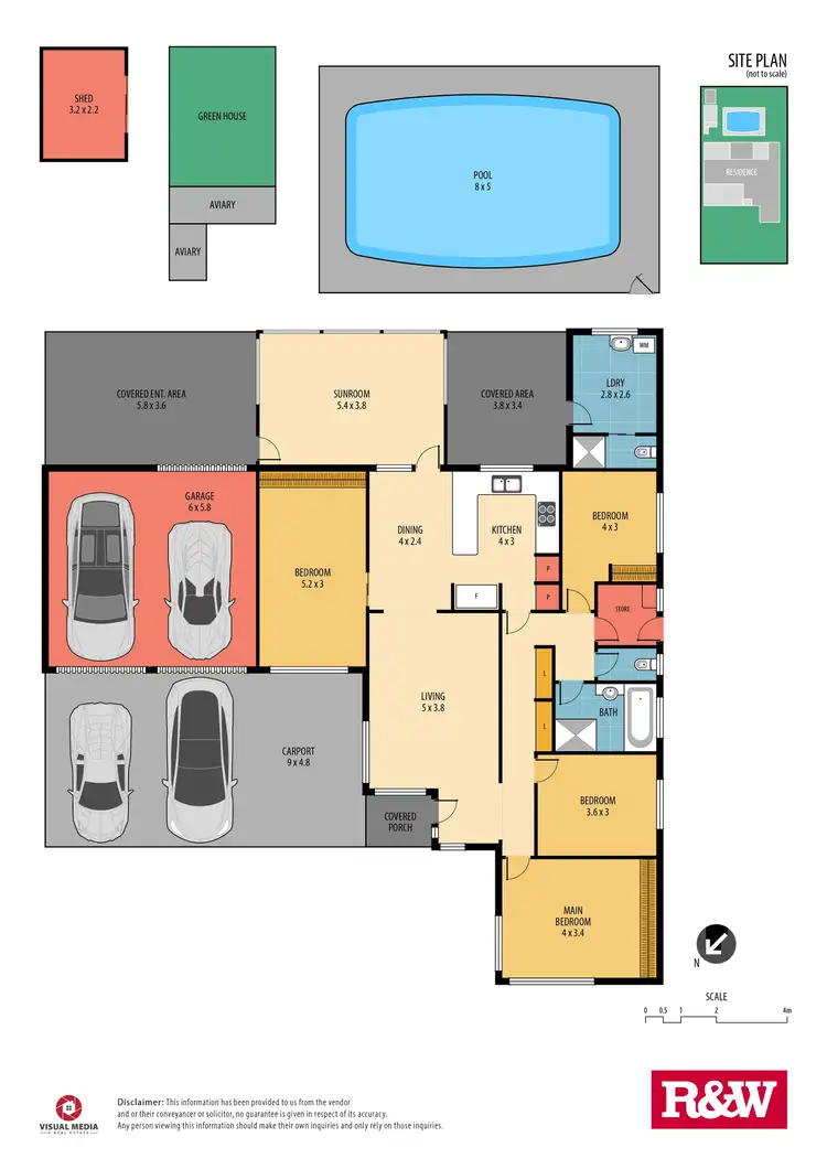 Floorplan of Homely house listing, 46 Everglades Cr, Woy Woy NSW 2256
