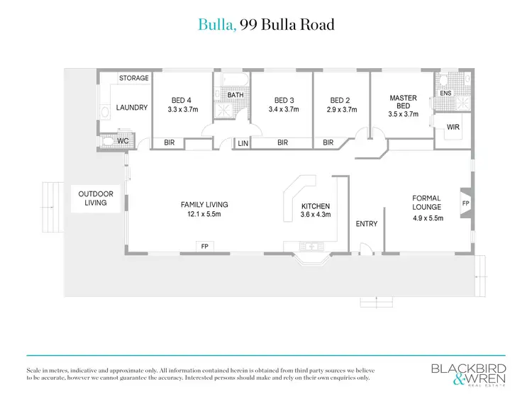 Floorplan of Homely house listing, 99 Bulla Road, Bulla VIC 3428