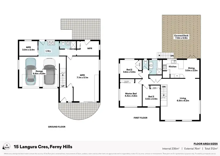 Floorplan of Homely house listing, 15 Langura Crescent, Ferny Hills QLD 4055