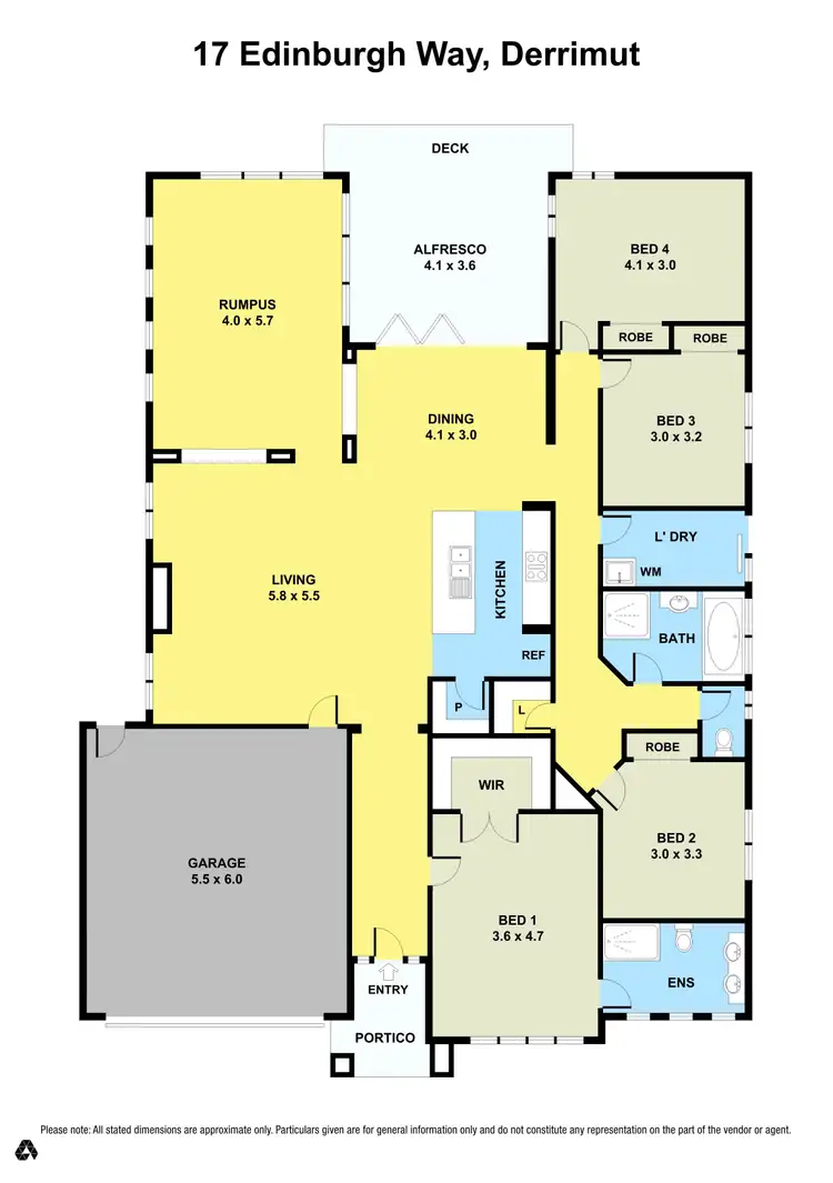 Floorplan of Homely house listing, 17 Edinburgh Way, Derrimut VIC 3030