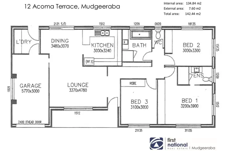 Floorplan of Homely house listing, 12 Acoma Terrace, Mudgeeraba QLD 4213