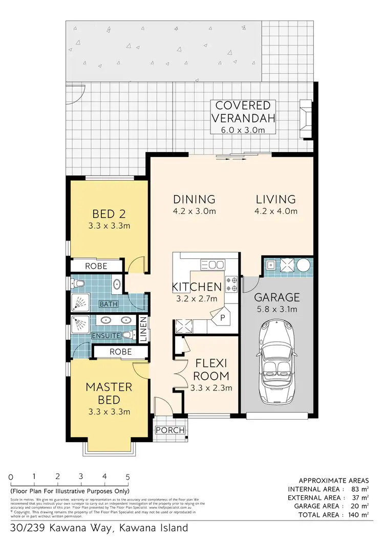Floorplan of Homely unit listing, 30/239 Kawana Way, Kawana Island QLD 4575