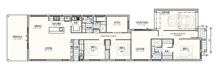 Floorplan of Homely land listing, Lot 1, 47 Rosalie Terrace, Parafield Gardens SA 5107