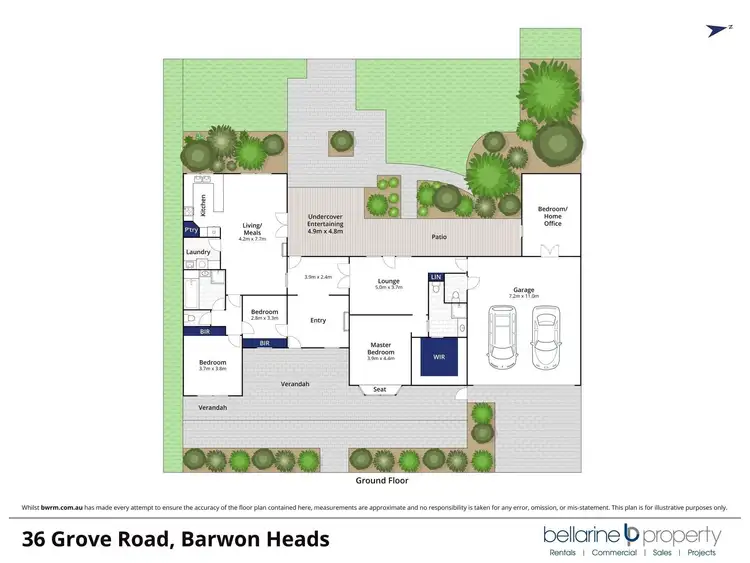 Floorplan of Homely house listing, 36 Grove Road, Barwon Heads VIC 3227