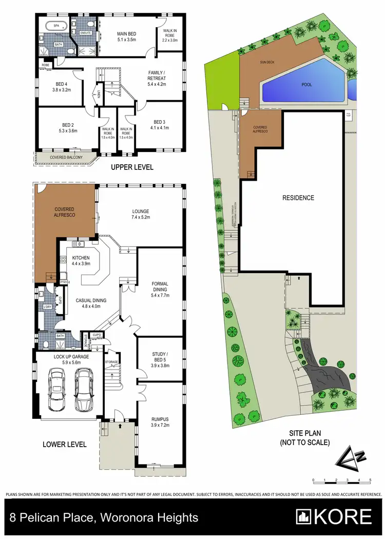 Floorplan of Homely house listing, 8 Pelican Place, Woronora Heights NSW 2233