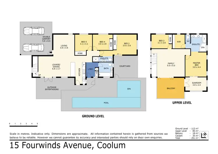 Floorplan of Homely house listing, 15 Fourwinds Ave, Coolum Beach QLD 4573