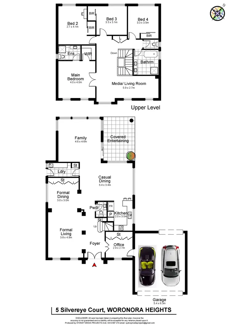 Floorplan of Homely house listing, 5 Silvereye Court, Woronora Heights NSW 2233