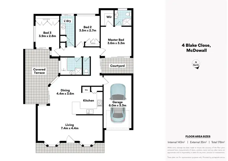 Floorplan of Homely house listing, 4 Blake Close, Mcdowall QLD 4053