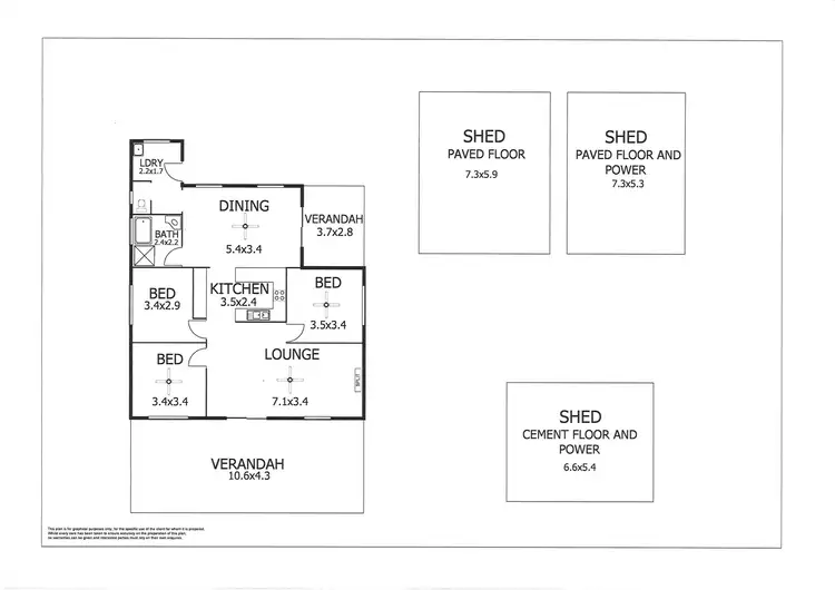 Floorplan of Homely house listing, 69 Billabong Road, Mypolonga SA 5254