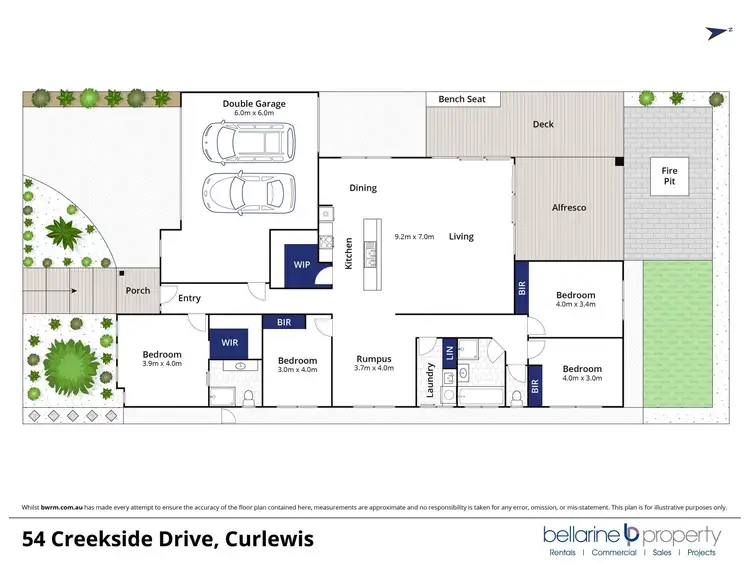 Floorplan of Homely house listing, 54 Creekside Drive, Curlewis VIC 3222