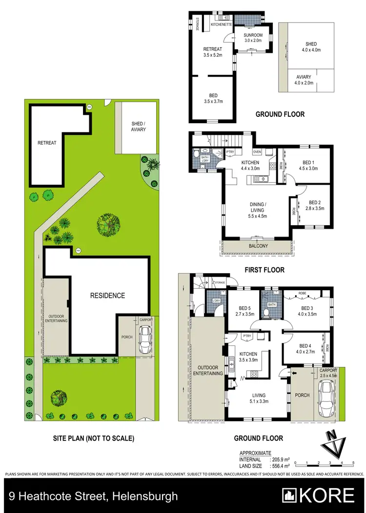 Floorplan of Homely house listing, 9 Heathcote Street, Helensburgh NSW 2508