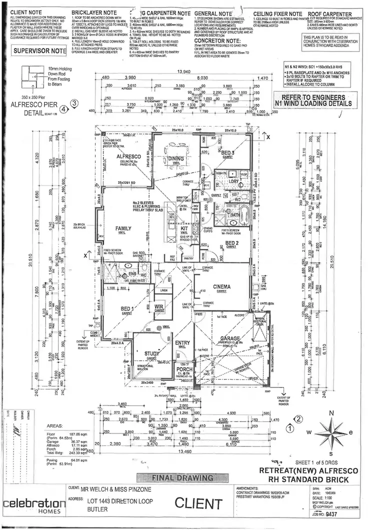 Floorplan of Homely house listing, 8 Dirleton Loop, Butler WA 6036