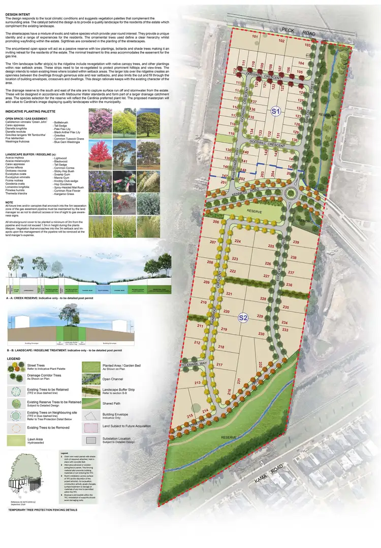 Floorplan of Homely land listing, 139 Peck Road, Officer VIC 3809
